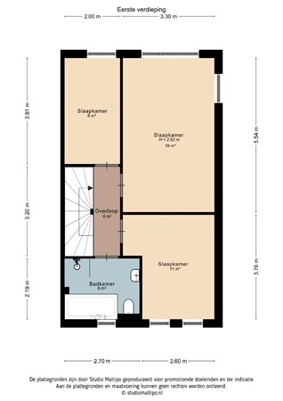 Floorplan - Opaline 21, 4142 RH Leerdam